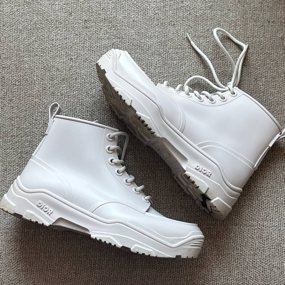 Dior x Daniel Arsham rubber boots